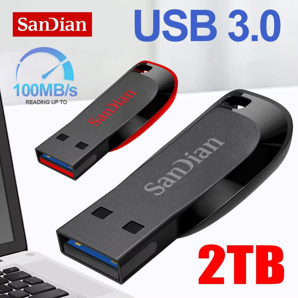 Original USB3.1 USB Flash Drive 2TB 1TB 512GB 256GB Pen Drive Memory Stick 128GB Usb Drive U Disk Mini Pendrive External Storage